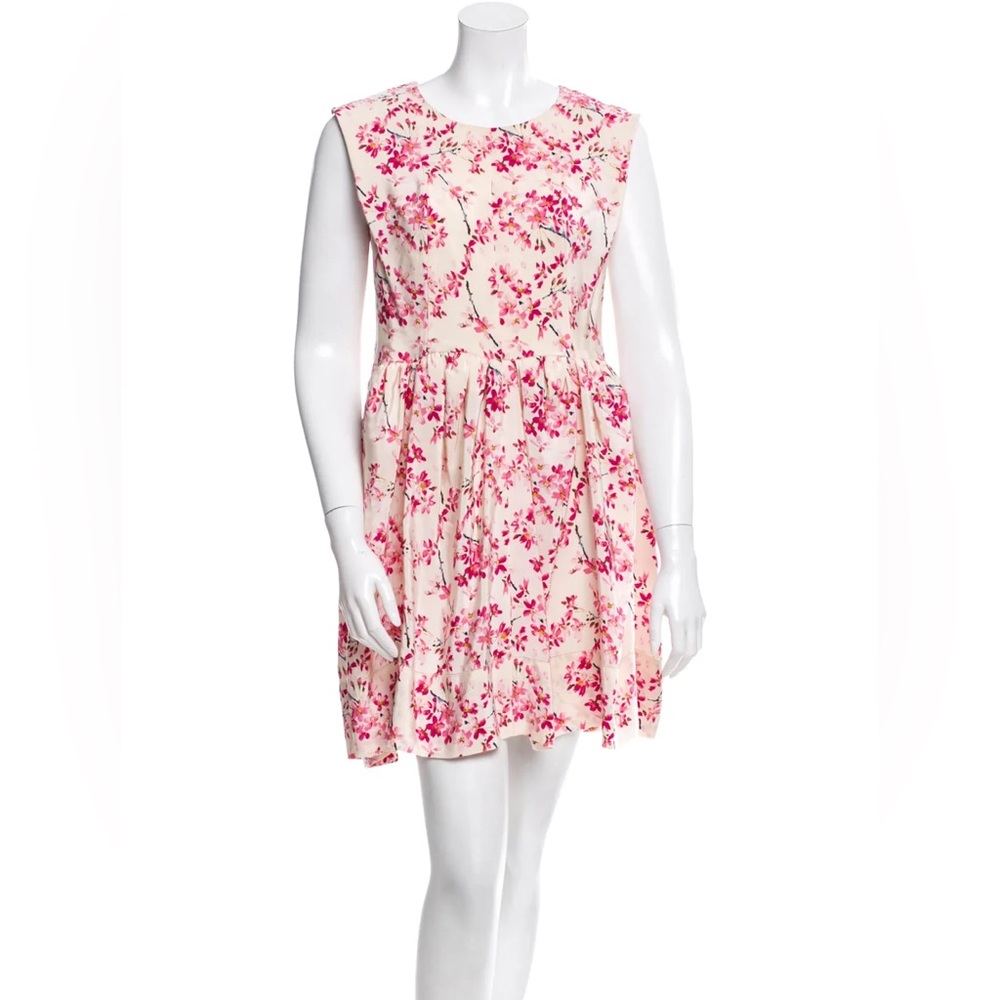 Balenciaga Pink Floral Dress